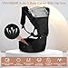YIYUNBEBE Baby Carrier 6-in-1 Newborn to Toddler,Hip Seat,Adjustable Detachable Infanti Carrier,for All Seasons & Positions,Shopping Travelling, Black