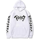xhomeshop Anime Berserk Puck Camisetas Guts Isidro Casca Hoodies The Black Swordsman Pullover Cosplay Sudaderas Berserk Puck The Skull Knight Jumper