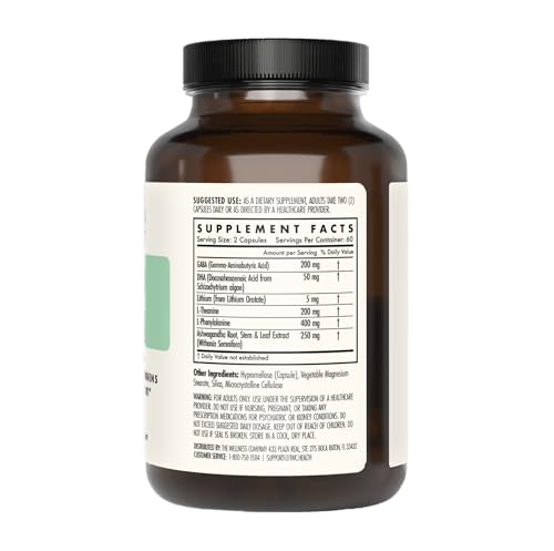 Mind Lift - Mood Boost, Mental Focus, Cognitive Defense - Lithium, GABA, DHA L-Phenylalanine | 120ct (2 Month Supply) - Image 4