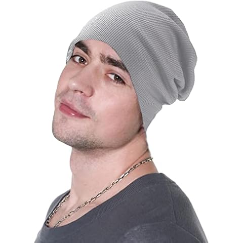 Donason Beanie Hat for Men Women (Grey) Cover