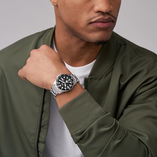 Fossil Men's Blue Quartz Stainless Steel Three-Hand Watch - Image 6