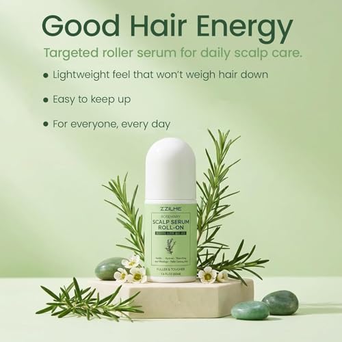 ZZILME Rosemary Hair Growth Serum Roll-On with Caffeine 1.6oz — view 8
