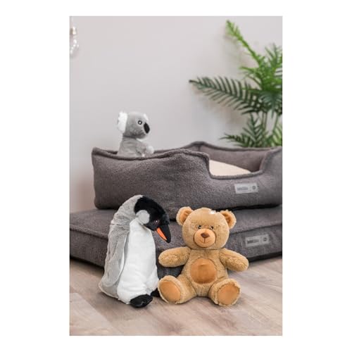 Trixie Pinguin Hundespielzeug Be Eco Erin - umweltfreundliches Plüschtier aus Recycling-Material, 28cm - nachhaltiges Kuscheltier Pinguin - Stofftier in schwarz-weiß - 34884