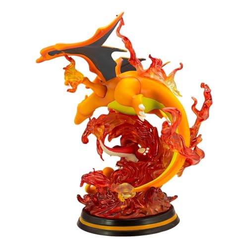 Image of AUGEN Charli-zard Evolution Action Figure Limited Edition for Car Dashboard, Decoration, Cake, Office Desk & Study Table (26cm)(Pack of 1)