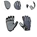 Zxpjkyu Sailing Gloves Climbing Gloves, Breathable Cycling Gloves, Workout Gloves for Canoeing Exercise Mountain Road Bike Kayaking, Gray M