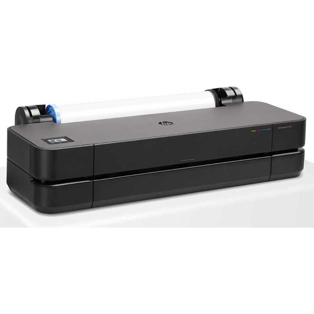 HP DesignJet T230 Großformatdrucker, 24 Zoll, bis zu A1, mobiles Drucken, Wi-Fi, Gigabit Ethernet, Hi-Speed USB 2.0, 1 Jahr Garantie (5HB07A), Schwarz