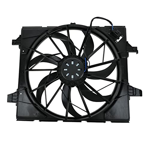 TRQ Radiator Cooling Fan Assembly Compatible with 2011-2020 Dodge Durango ...