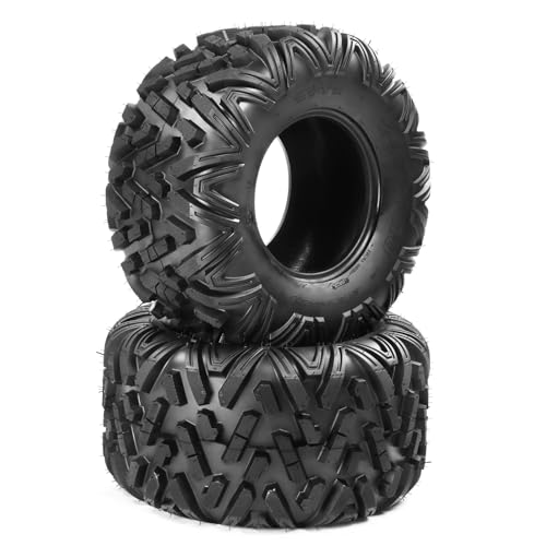 AutoForever ATV UTV Tires 24x11-10,6PR All Terrain Mud Tires 24x11x10 Bighorn Style,Tubeless(Set of 2)