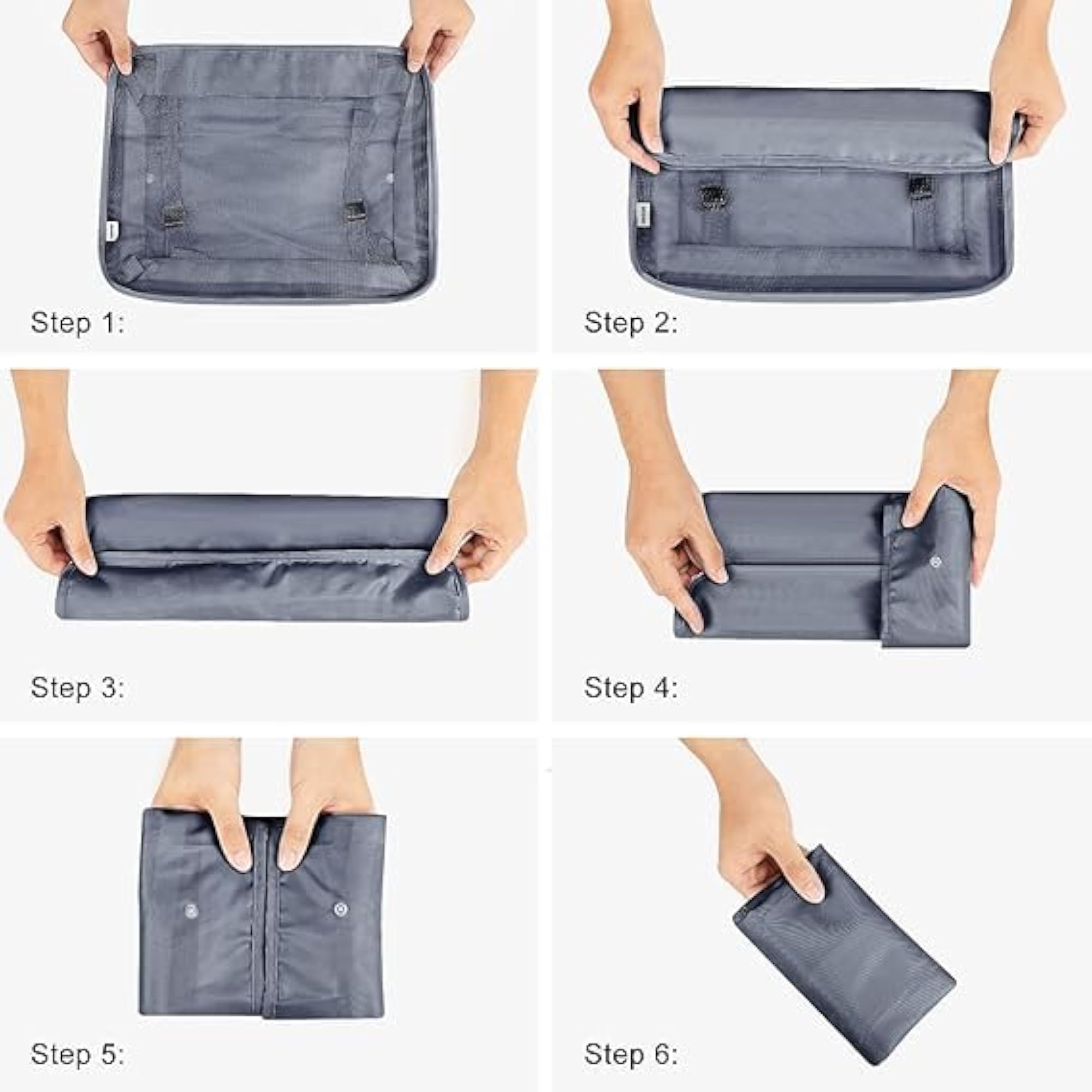 7pcs Packing Cubes Travel Organizer Set with Laundry Bag