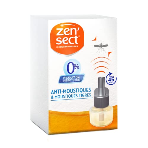 Zen'Sect Moustiques - Recharge 0% insecticide (45 nuits) pour diffuseur électrique - Répulsif Anti-moustiques Cover