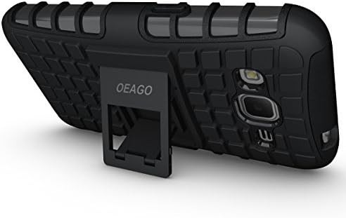 Samsung Galaxy Core Prime Case - Tough Rugged Dual Layer Protective Case with Kickstand for Samsung Galaxy Core Prime G360 / Prevail LTE - Black