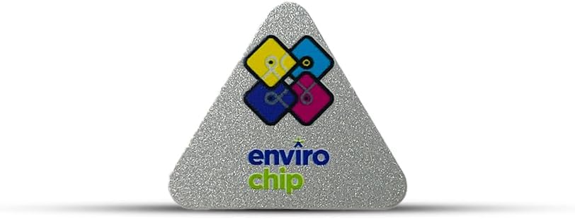 ENVIRO CHIP - Clinically Tested Electrosmog Protection for Mobile Kolum Kite Design - Silver