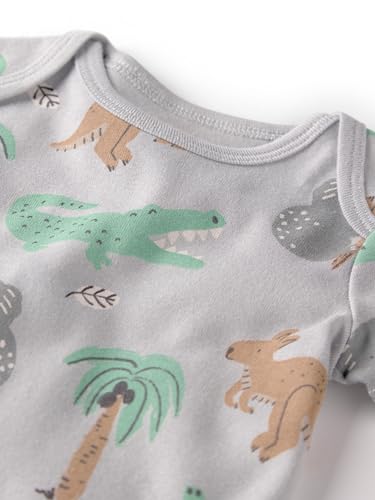 Image of little planet by carter's Unisex Baby 3-pack Short Sleeve Bodysuits Made With Organic Cotton