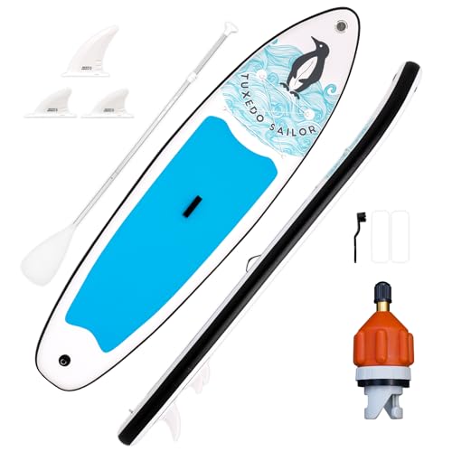 Tuxedo-Sailor-Inflatable-Stand-Up-Paddle-Board-Inflatable-SUP-106336-Stand-Up-Paddle-Board-for-All-Skill-Levels-for-Surfing-Traveling-Yoga