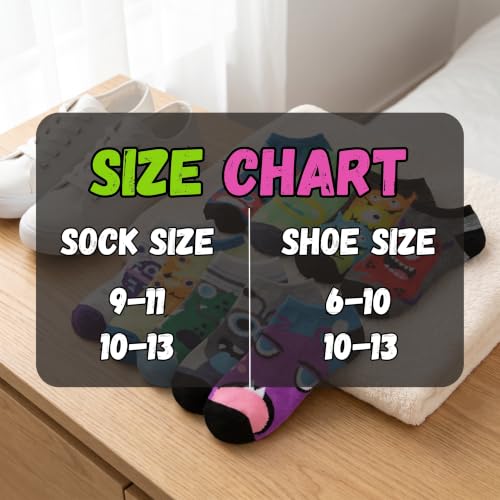 Image of Tipi Toe Women's 10 Pairs Lightweight Colorful Socks - Fun Low Cut Patterns for All-Day Comfort and Easy Everyday Style