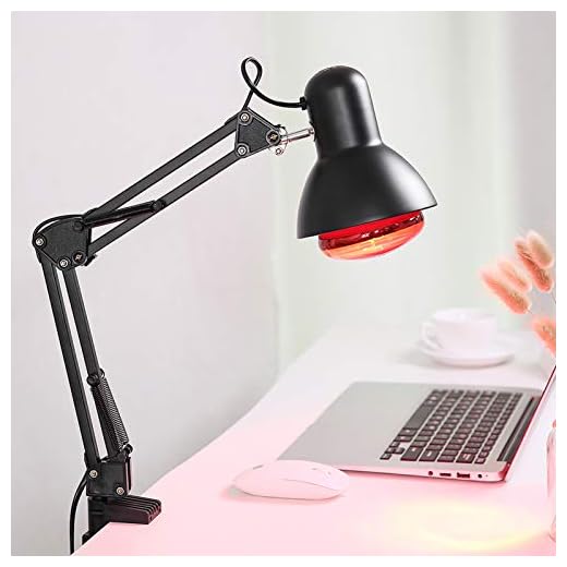 con luz de terapia de calefacción con cubierta de red anti-escaldaduras, lámpara de calor infrarroja, fisioterapia con calor infrarrojo, desinfecte la(European regulations)