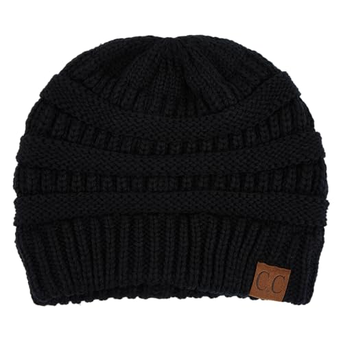 Image of Hatsandscarf CC Exclusives Solid Color Beanie Tail Hat for Adult (MB-20A)