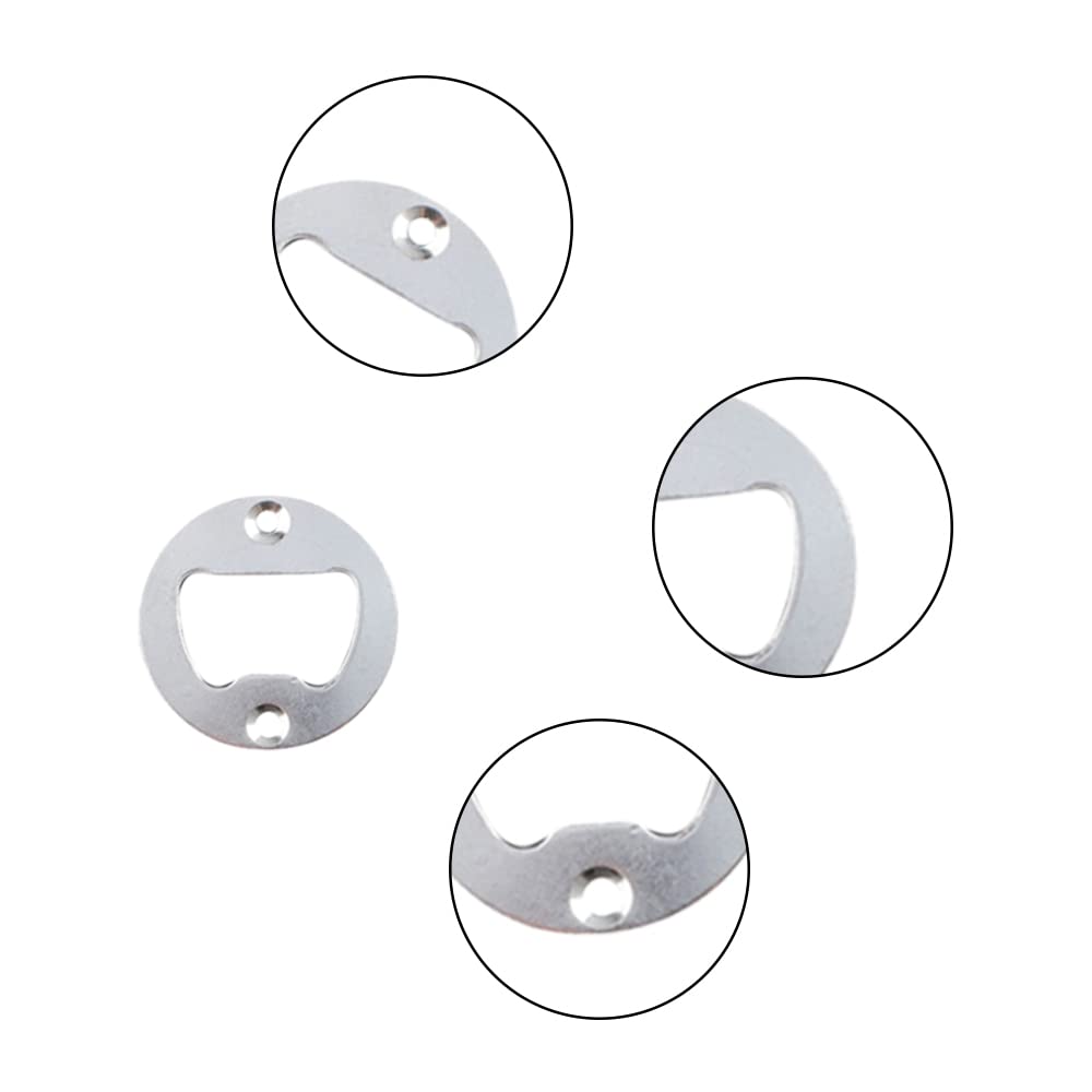 Lot 12 Pièces Décapsuleurs Métal Ronde Avec Vis - Accessoire Ouverture Bière