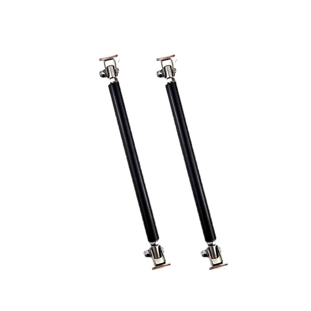 Barra De Soporte De Parachoques, 2pcs Barras De Soporte De Divisor Ajustables Decoración De Labio Frontal Ajustable Accesorios De Parachoques Delantero Modificado Para Automóvil 100 Mm