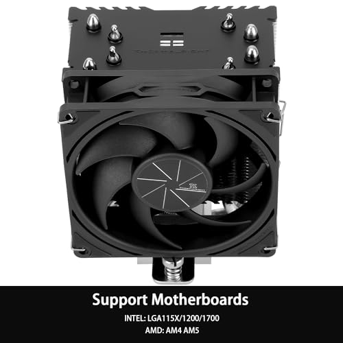 Thermalright Assassin X 90 SE V2 CPU Air Cooler with 4×6mm HeatPipes, 92mm TL-P9 PWM Fan CPU Cooler,AGHP 4th Technology, for AMD:AM4 AM5/Intel 1700/1150/1151/1200,PC MINI Tower Cooler - Image 2