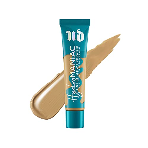 Urban Decay Hydromaniac Tinted Moisturizer - Dewy Medium Coverage Foundation - 24Hr Hydration - With Kombucha Filtrate + Marula Oil - Lightweight Healthy Glow – Vegan - 50 Medium Warm - 1.1 Fl. Oz #TOP14