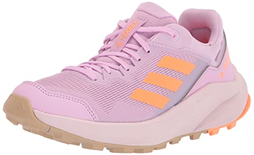 adidas womens Terrex Trailrider Trail Running Shoe, Bliss Lilac/Beam Orange/Almost Blue, 8 US