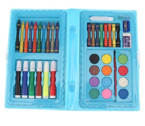 Image of Unicorn Printed 42-Piece Kids Art Set | Drawing & Painting Color Kit | Portable Painting Box for Kids | Best Return Gift for Boys & Girls