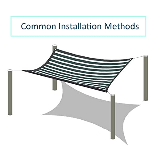 Filet d'ombrage pour piscine et grand balcon isolant du soleil d'ete