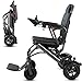 Small Electric Wheelchair Lightweight Only 30 lbs, 220 lbs Capacity, FAA Approved, Folding Power...