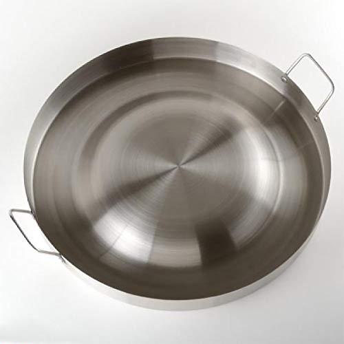 Voyager Tools Comal Bola 21.5 INCH Heavy Duty Pot Cooking & Serving Dish Fajita Platter Party