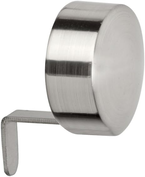 SPEEDY Products 28mm Poles Apart End Cap Finial Pk2 Satin Silver