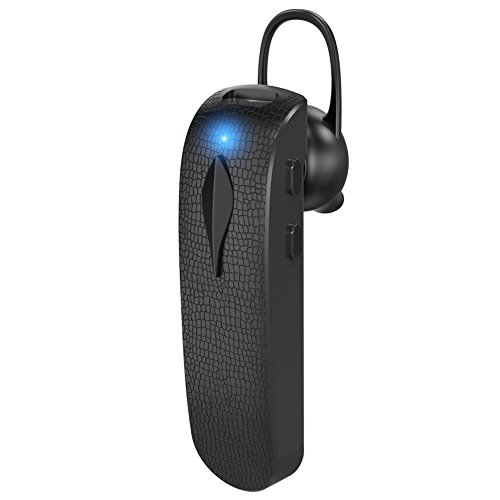 WSCSR Bluetooth Wireless Headset Ear Hooks Earphones Noise Cancelling In-ear Earbuds With Mic for iPhone and Android Devices