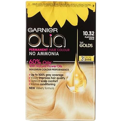 GARNIER OLIA PERMANENT HAIR DYE PLATINUM GOLD 10.32