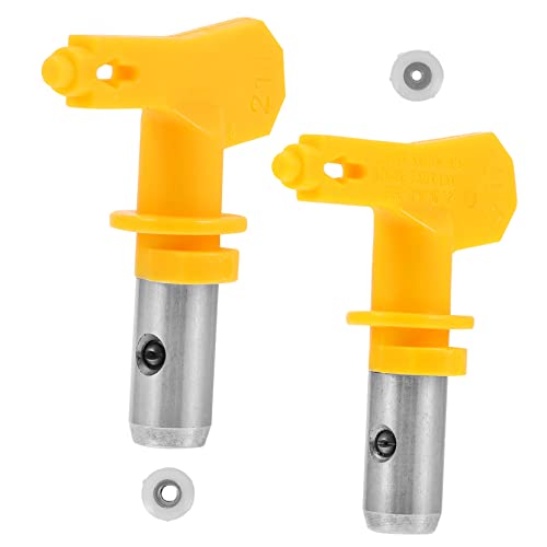 Mikikit 2Piezas Boquillas de Pulverizador sin Aire Herramientas de Pintura de Alta Presión Compatibles Mayoría de Pulverizadores Resistente y de Usar