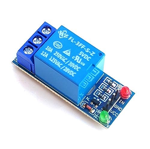 AVS COMPONENTS 5v relay module single channel High Low Level Trigger Compatible with Arduino Raspberry pi ARM AVR with indicator