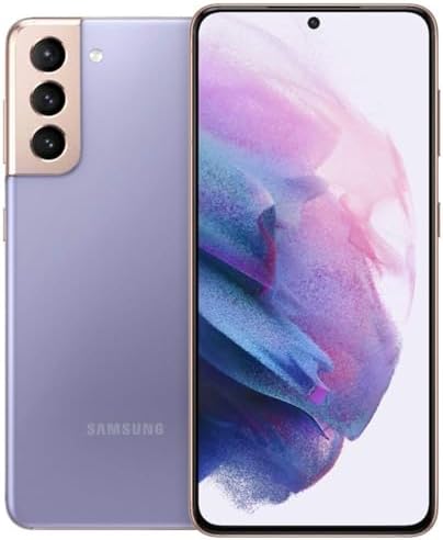 Samsung Galaxy S21 5G, US Version, 128GB, Phantom Violet - Unlocked (Renewed)