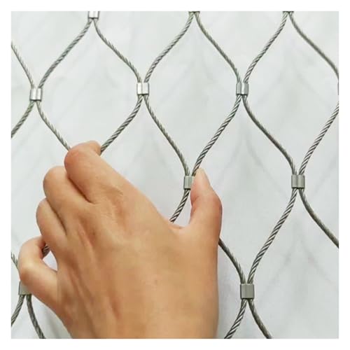 Filet de sécurité balcon antichute en acier inox flexible 4x5 m
