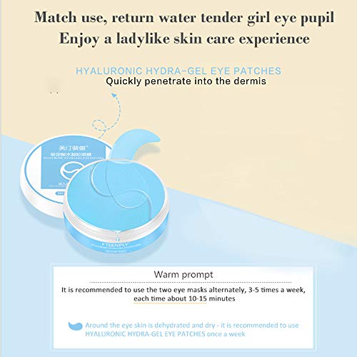 Máscara de olho, Romacci Máscara ocular Ácido hialurônico sob as almofadas dos olhos sob as bolsas d