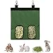 Borsa per Fieno per Animali, Conigli Borsa Fieno per mangime, per conigli, porcellini d'India e piccoli animali domestici, borsa per il trasporto essenziale per animali domestici (2 Aperture)