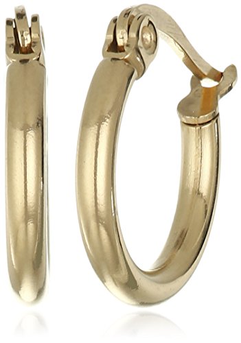 Amazon Collection 18k Gold-Plated Small Hoop Earrings