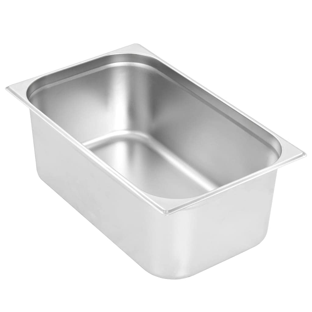 Genérico Bandejas Gastronorm 2 Unidades GN 1/1 200 mm Acero Inoxidable