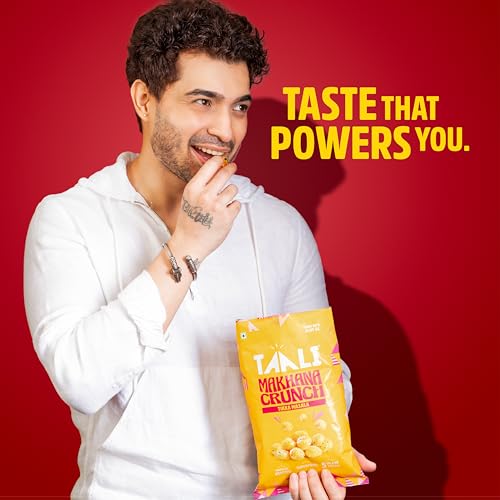 Image of Taali Makhana Crunch - Tikka Masala | Roasted-Not Fried | Superfood Snack | Made with olive oil, No Preservatives | 60 gm