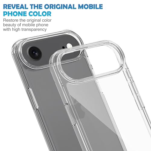 Image of Plus Clear Soft Transparent TPU Back Cover with Camera Protection for Apple iPhone 17 Air - Transparent