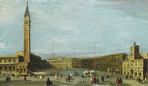 Peinture classique la place Saint-Marc Guardi affiche toile