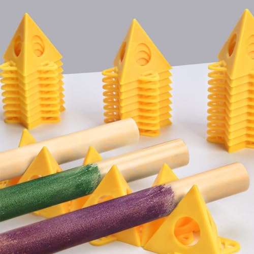 Pyramidenständer für Maler perforiert Dreieckig Kunststoff Fußständer Holzbearbeitung 10 Stück Maler Pyramide Stehen Malen von Pyramiden Unterstellpyramiden für Anstreicharbeiten Maler Malständer