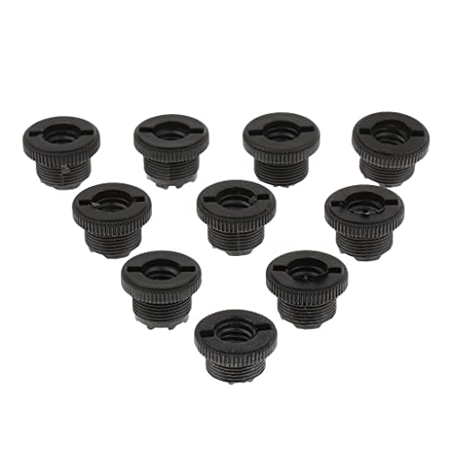 10pcs Clip Screw, 3/8, Black