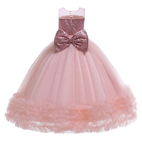 Costume de mariage fille et robe de demoiselle d'honneur rose