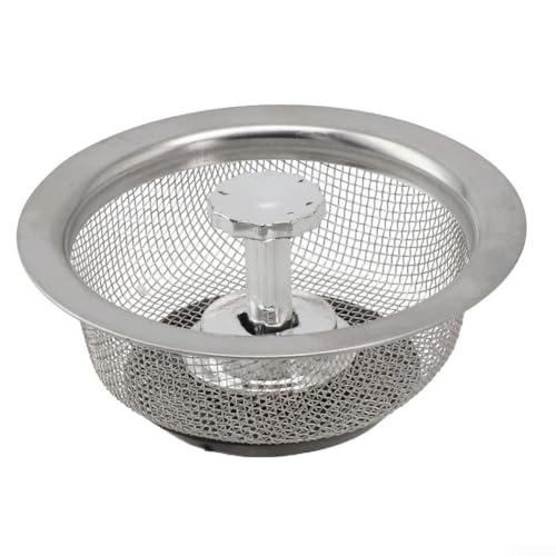 Filtro de fregadero de malla de acero inoxidable para drenaje de cocina, diseñado para bloquear los desechos y evitar fugas de alcantarillado con material resistente