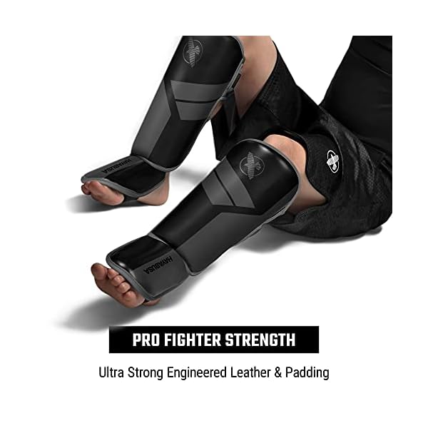 Hayabusa-S4-Kids-Shin-Guards-Muay-Thai-MMA-Kickboxing-Martial-Arts Hayabusa S4 Kids Shin Guards, Muay Thai, MMA, Kickboxing, Martial Arts - Black, Large/X-Large