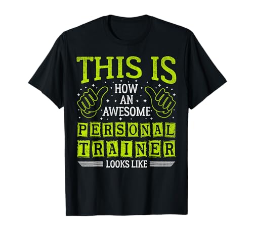 Funny Profession Quote Awesome Personal Trainer Camiseta